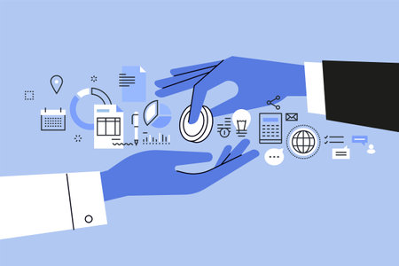 Vector illustration of investment, banking, loan, project financing.
Creative concept for web banner, social media banner, business presentation, marketing material.のイラスト素材