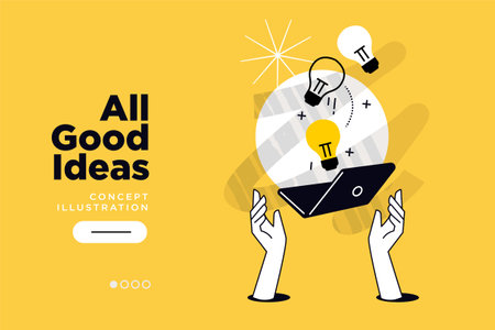 Startup. Vector illustration for website page design, web banner, social media banner, business presentation, marketing material.のイラスト素材