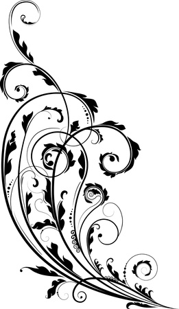 Vectorized Victorian Scrollworkのイラスト素材