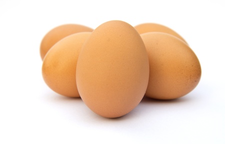 eggs isolated on a white background