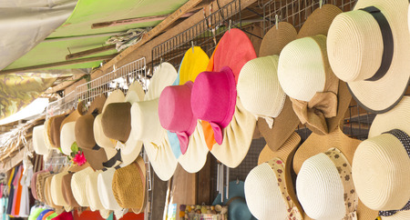 Hats for saleの写真素材