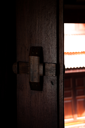 Old wooden windowの写真素材
