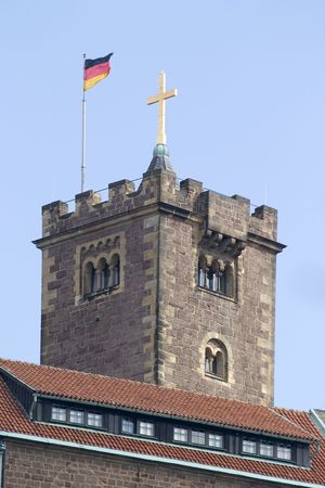 Tower of the Wartburg, Germanyの写真素材