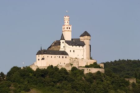 Marksburg, Braubach, Germanyの写真素材