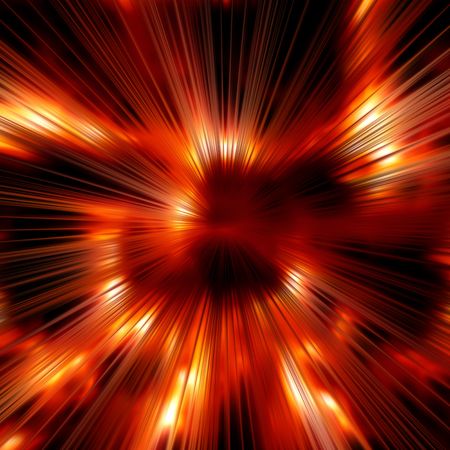 Abstract background made from rays of flame and fire.