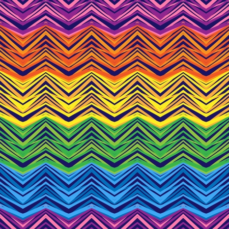 Ethnic  pattern in retro colors, aztec style seamless vector background のイラスト素材