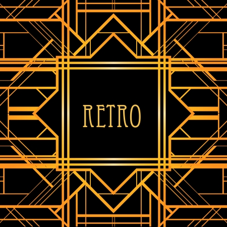 Vintage background. Retro style frame.のイラスト素材