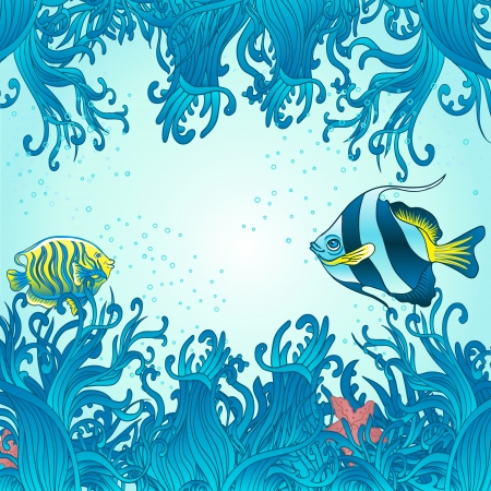 Sea background for designのイラスト素材