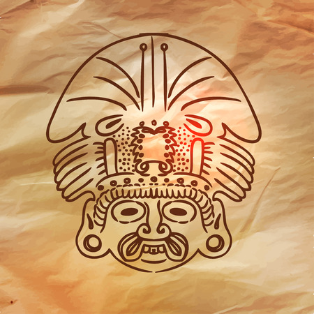 Vintage Adventures: vector set. Design elementsのイラスト素材