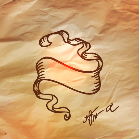 Vintage Adventures: vector set. Design elementsのイラスト素材