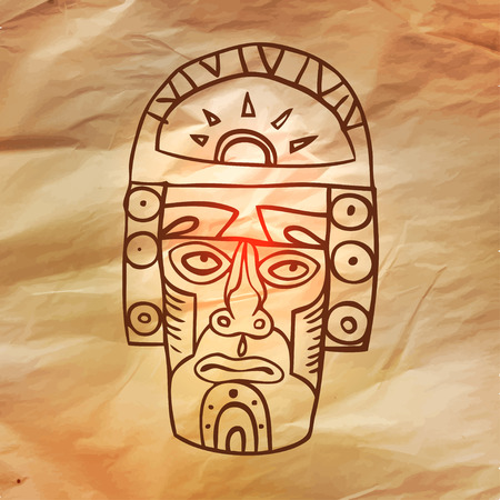 Vintage Adventures: vector set. Design elementsのイラスト素材