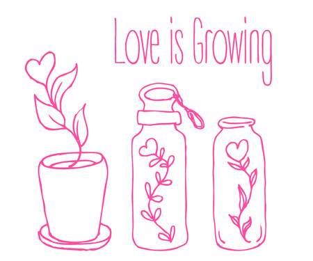 Love potion illustration.のイラスト素材