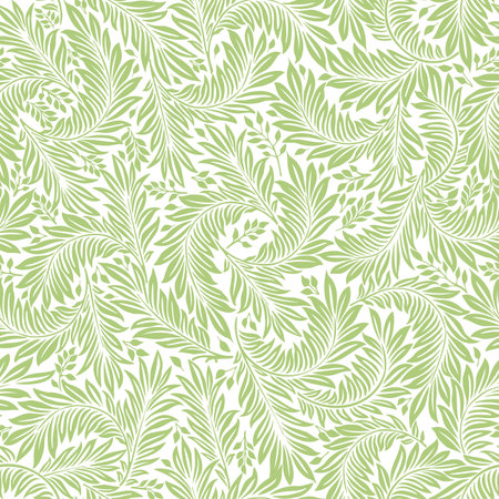 Floral vintage seamless pattern for retro wallpapers. Enchanted Vintage Flowers. Arts and Crafts movement inspired. Design for wrapping paper, wallpaper, fabrics and fashion clothes.のイラスト素材