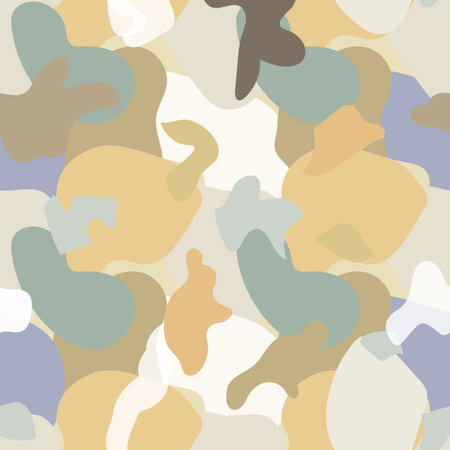 Abstract seamless pattern in modern simple style. Tropical nature inspired. Design for wrapping paper, wallpaper, fabrics and fashion clothes.のイラスト素材