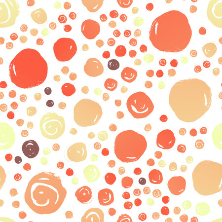 Retro vintage 80s or 90s fashion style abstract seamless pattern background. Good for textile fabric design, wrapping paper and website wallpapers. Vector illustration.のイラスト素材