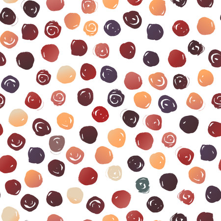 Retro vintage 80s or 90s fashion style abstract seamless pattern background. Good for textile fabric design, wrapping paper and website wallpapers. Vector illustration.のイラスト素材