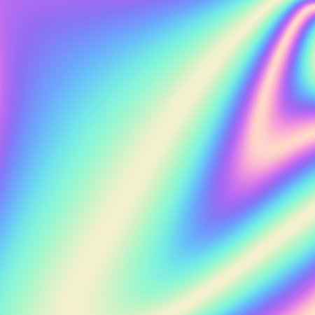 Vibrant gradient holographic background. Fluid gradient background vector. Cute and minimal style posters with colorful, vibrant organic shapes and liquid color. Modern wallpaper design for social mediaのイラスト素材