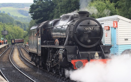 Steam Train in Yorkshireのeditorial素材