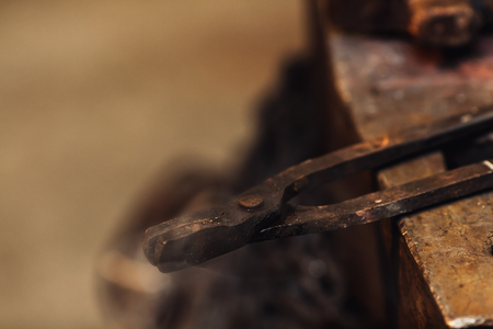close up photo of smoking blacksmith ticksの写真素材