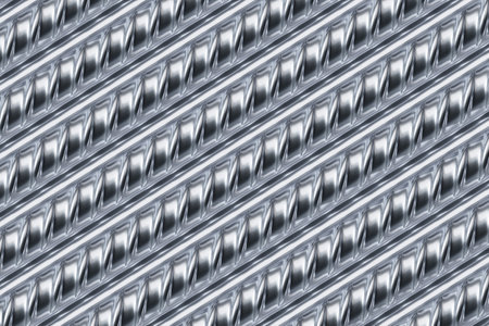 close-up background of construction rebar. 3d renderingの写真素材
