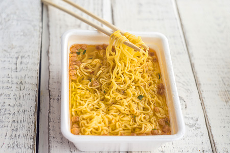 Chinese vermicelli, noodles burgers, light meal fitness dietの写真素材