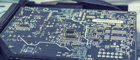 computer chip, repair and soldering of the scheme. development of new technologies