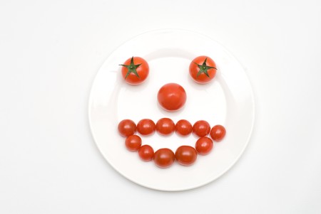 Tomato faceの写真素材