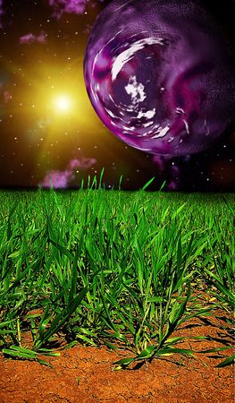 space landscapeの写真素材