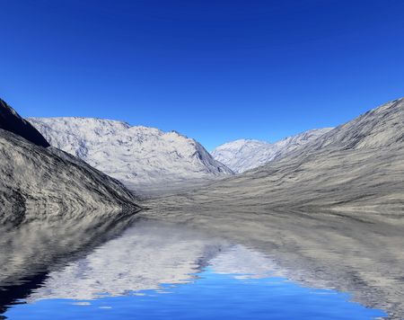 colorful space landscapeの写真素材
