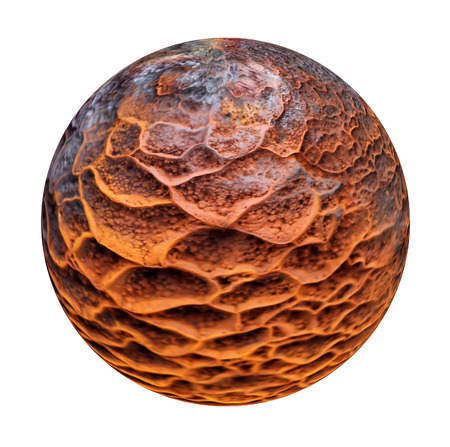 The surface of rusty metalの写真素材