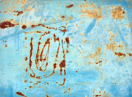 The surface of rusty metalの写真素材