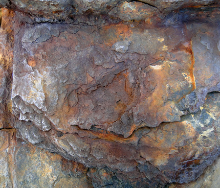 The surface of rusty metalの写真素材