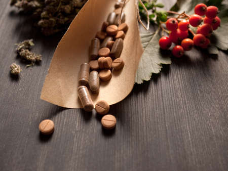 alternative medicine and herbsの写真素材