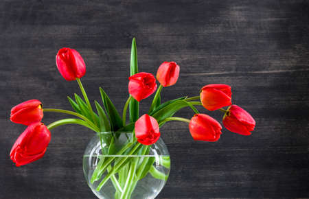 bouquet flowers at homeの写真素材