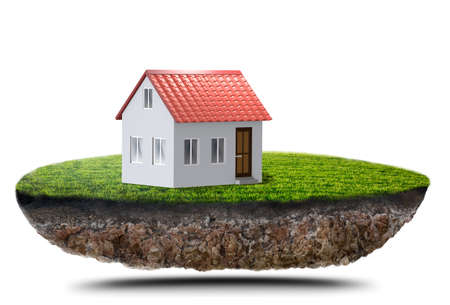 new house for saleの写真素材