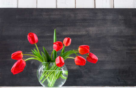 bouquet flowers at homeの写真素材