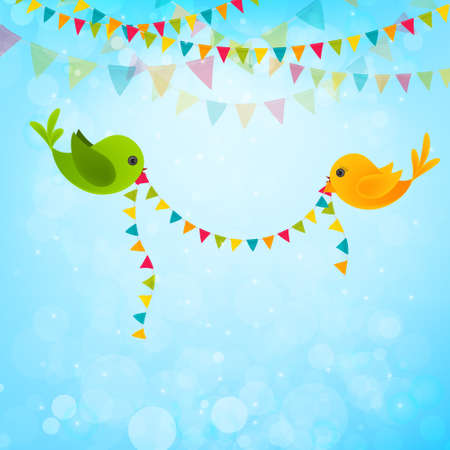 celebration and party background vectorのイラスト素材