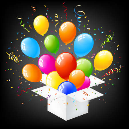 party balloons vectorのイラスト素材