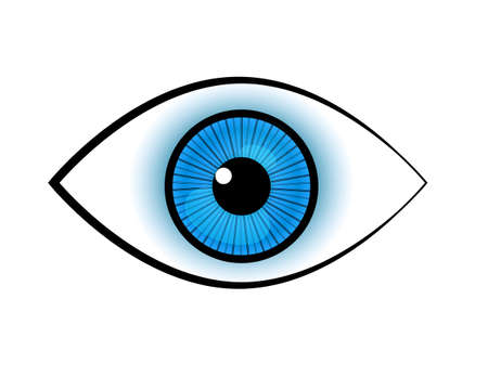 blue eye vectorのイラスト素材
