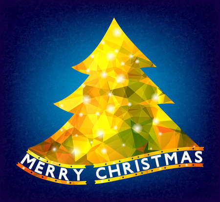 christmas tree background vectorのイラスト素材