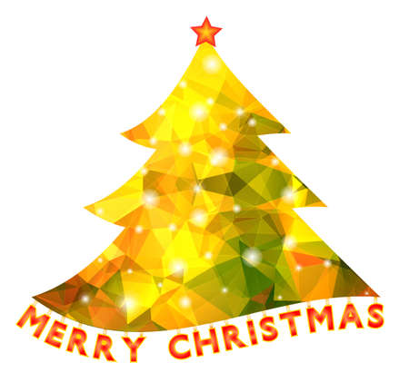 christmas tree background vectorのイラスト素材