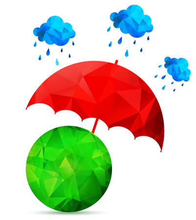 save the planet vectorのイラスト素材