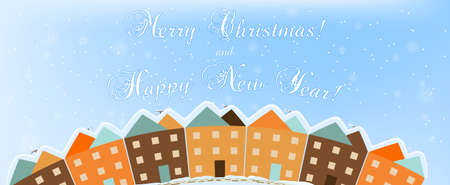 christmas greeting card のイラスト素材