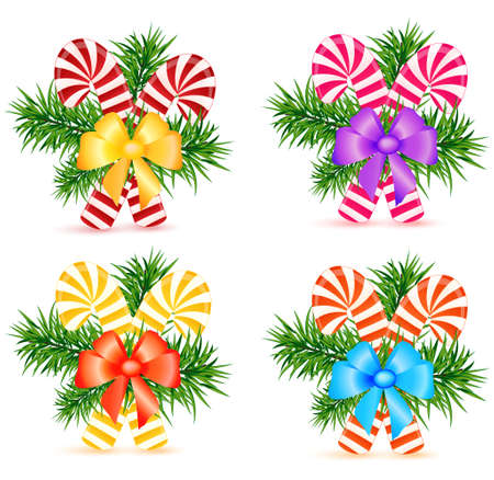 christmas lollypop vectorのイラスト素材