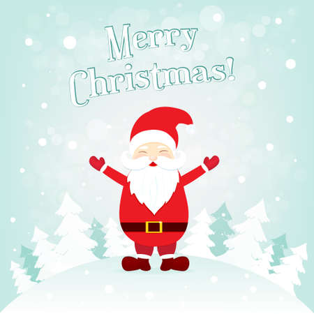 santa claus with red hat vectorのイラスト素材