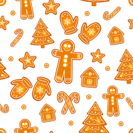 christmas cookies vectorのイラスト素材