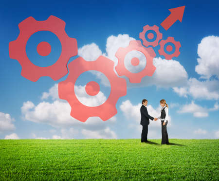 business teamwork conceptの写真素材