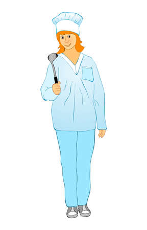 woman chefのイラスト素材