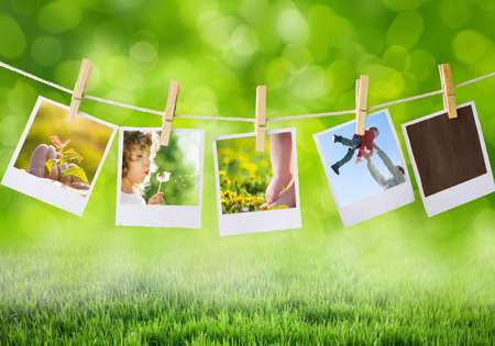 prints with family outdoorsの写真素材