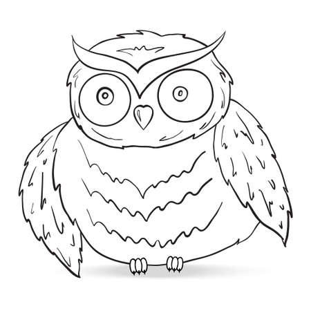 owl vectorのイラスト素材